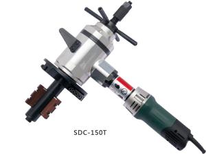 OD 40mm Pneumatic Pipe Beveling Machine Portable Manual Feed