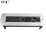 Customized supported popular motorized flip up desk mounted socket with EU plug