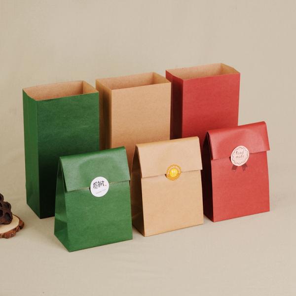 ISO9001 Laminated See Through Pouches Resealable Kraft Paper Bags With Window