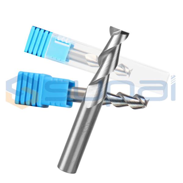Durable 3 Flute End Mill Aluminum / Aluminum Cutting Tools AlTiN Coating