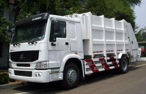 White Color 12m3 Garbage Compactor Truck SINOTRUK HOWO 4x2 6000L Volume