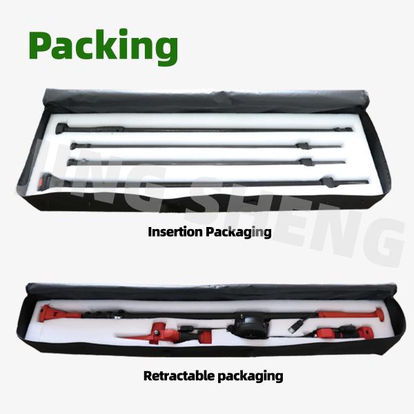 50ft Carbon fiber telescopic pole for Extension Electric Pole Tree Pruner Powered 2-Year Warranty