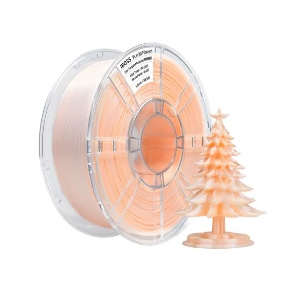 iBOSS PLA+ Filament 1.75mm Gradient Orange White 3D Printing Filament 1kg