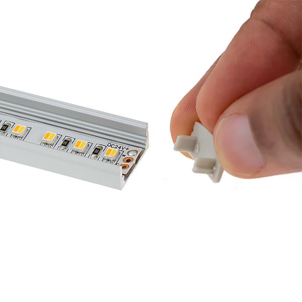 Customized Extruded LED Aluminium Profile For 3528 5050 Led Strip