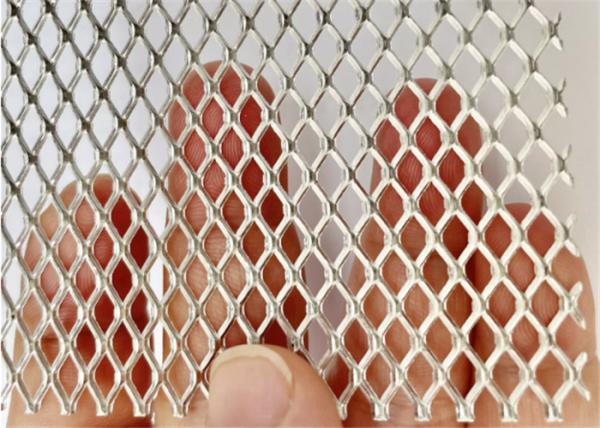 Quality Commercial Galvanized 8mm Expanded Metal Wire Mesh For Walkways Cabinet Inserts for sale