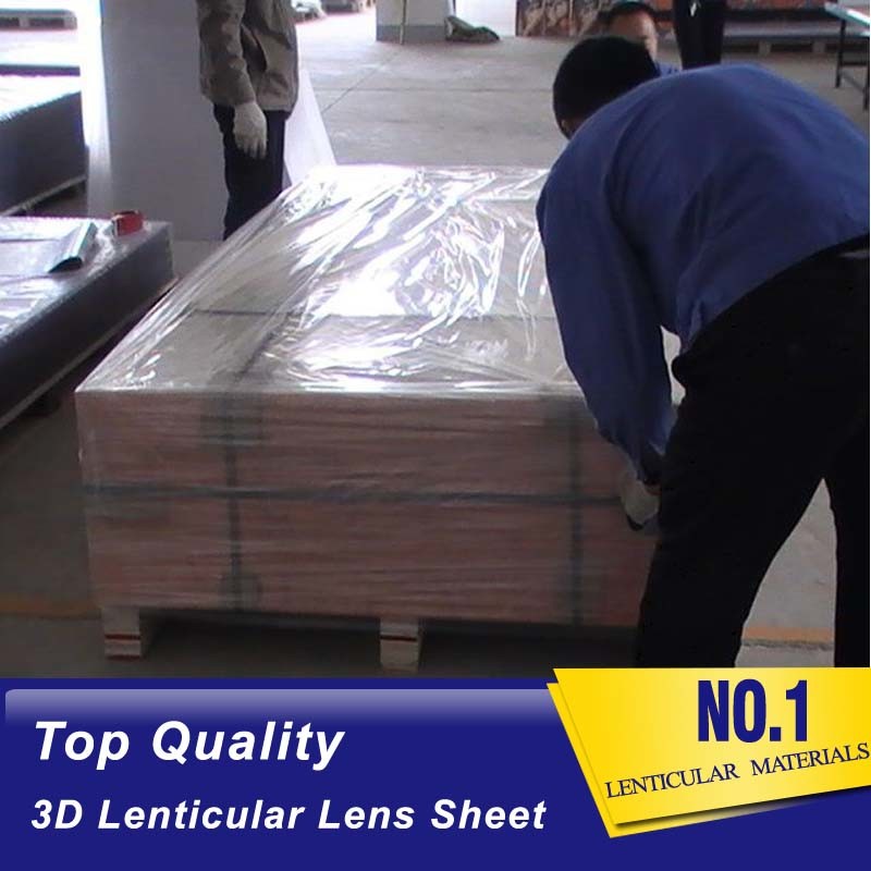 Top quality 25Lpi 4mm 3d lenticular plastic sheet depth 3d effect poster lenticular material supplier Christmas Islands
