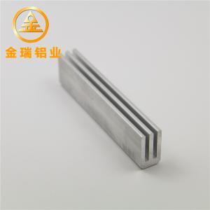 Buy cheap Sandblasted Heatsink Extruded Aluminium Profile 6063-T5 6061-T5 Material product