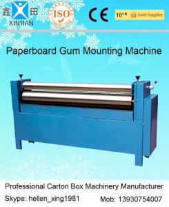 Manual Feeding Sheet Pasting Machine to Make Single Facer Corruagted Board