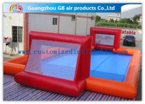 China Custom Made Inflatable Soccer Field For Kids And Adults Inflatable Sports Games on sale