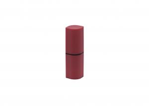 Buy cheap SGS Plum Aluminum Rubber Painting Rhombus Shape Lip Balm Containers product