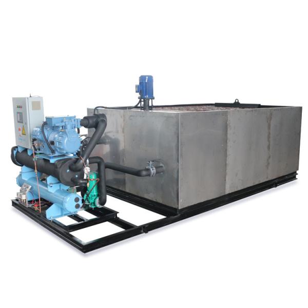 Salt Water 20T/24H Industrial Ice Block Making Machine For Ice Factory Cold Storage