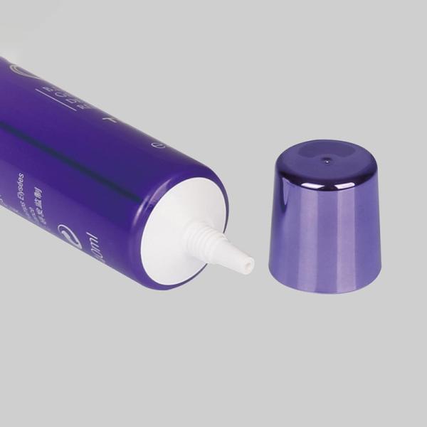 Empty Custom Cosmetic Tubes D25mm 20-60ml Plastic Squeeze Tubes Eye Cream Liquid Foundation With Nozzle