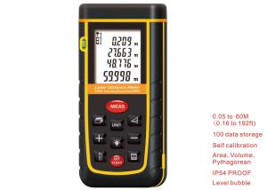 10 key 60M Laser Distance Meter Rangefinder Range Finder Electronic Ruler Digital Tape Measure Area volume Tool Bubble