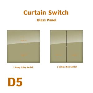 RS485 Protocol Push Button Light Switch Smart Scene Wall Switch Curtain Switch