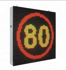 Buy cheap Exhibition Hall Doppler Radar Speed Sensor LED Display with Graphics Function product