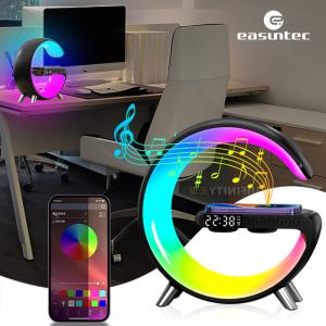 Buy cheap FCC Multicolor G Smart Light Sound Machine Durable G Speaker Lamp With Wireless Charging product