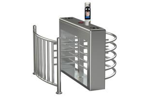 Buy cheap 30person/min SS304 Face Recognition Waist Height Turnstile product