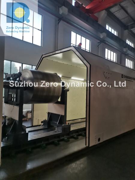 Quality 20 Ton Wind Turbine Rotor Balancing Machine , Hydro Generator Rotor Dynamic Balancer for sale