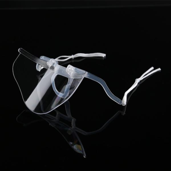 Slipping Resistant Transparent Plastic Face Mask For SPA