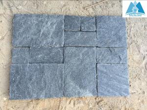 Black Quartzite Pavers Set Patio Flooring Stone Paving Stone Pavement Flooring Covering