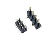 Single Row 2.54mm Pitch Straight Pin Header with Socket 1*2/3/4/5/6/7/8/10/12/15