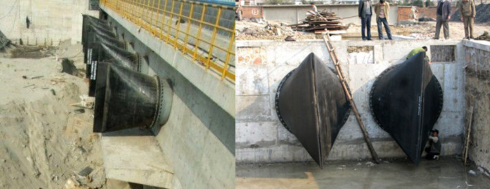 Expansion Joint Rubber Flange Type Sewage Duckbill Check Valve Clamp Connected