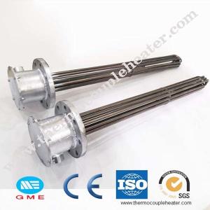 China Tankless Flange Tubular Heater Element 30kw 50kw 60kw on sale
