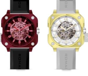 Red Single Sapphire Crystal Glass , Custom Sapphire Watch Crystal Transparent