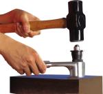 Hammer Impact Brinell Hardness Tester Portable With 20X Reading Microscope