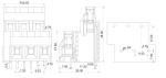 RD950A PCB Spring Terminal Block 3PX2 Level Total 6pin
