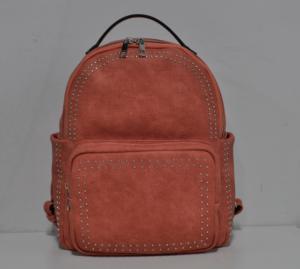 China Hot Selling Fashion Pu Leather Pink Color  Women Backpack Custom Shoulders Bag For Girls on sale
