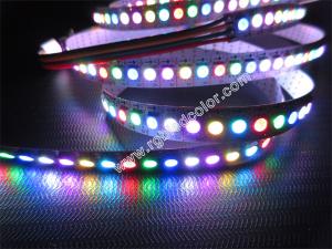 China programmable color changing led strip 144 pixels per meter apa102 on sale