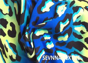 China Rotary Printing Recycled Polyester Fabric Semi Dull Shade With Good Stretch on sale