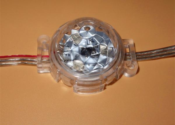 Quality IP68 DC 24V 40mm LED Rgb Smart Pixel Lamp With Transparent Crystal Cover for sale