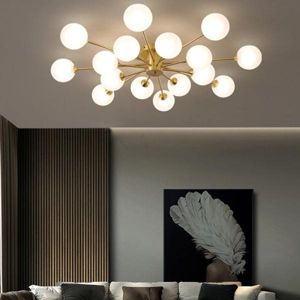 LED Chandelier For Living Room Bedroom Dining Room Kitchen Glass Ball Ceiling Lamp(WH-MI-418)