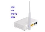Fiber Network ONT Gigabit ONU Device GEPON 1Ge 1 FE 1 Pots WIFI 802.11b/G/N XPON