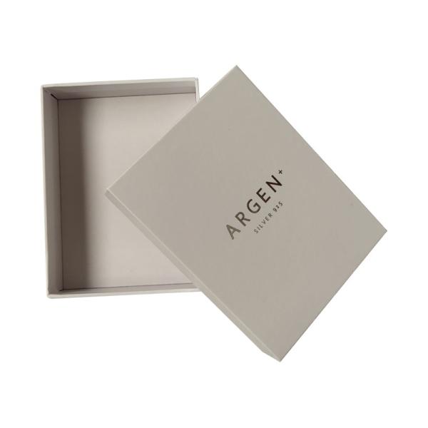 luxury Lid And Base Box 157g Art Paper 1000g Cardboard White Jewelry Packaging Box