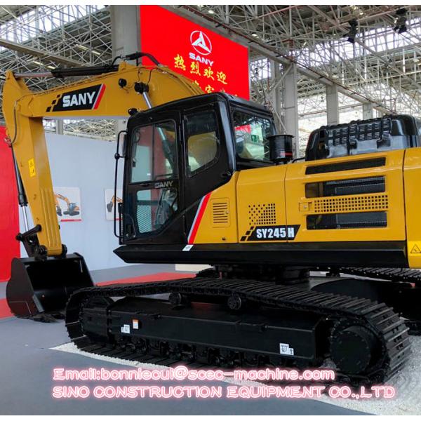 Medium SY245H 25 Ton Hydraulic Crawler Excavator