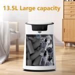 13.5L Automatic Self Package Smart Trash Can Self Sealing Rubbish Bin Sensor