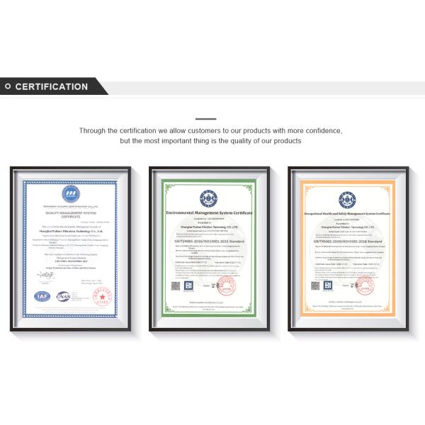 Nominal Rating 10 Micron 40 Inch PP Pleated High Flow Filter Cartridge for Seawater RO