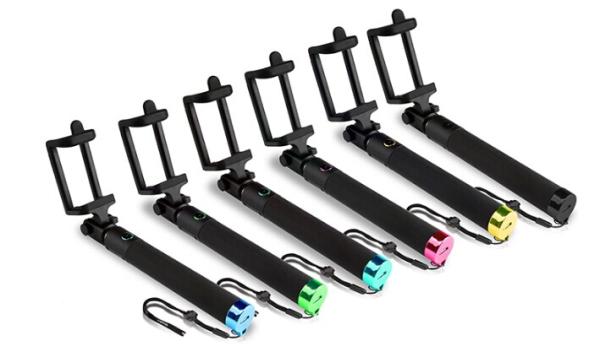 Quality Bluetooth remote control selfie sticks bluetooth selfie shutter for sale