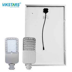 11.1V 40AH LED Solar Street Lights 2.4G Remote Controller Dia 60mm Pole