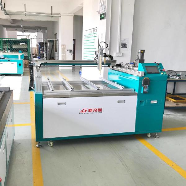 Quality PLC Control Automated Epoxy Dispenser 350KG Automatic Glue Dispensing Machine 220V for sale