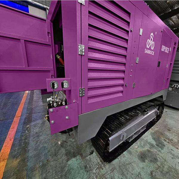 Crawler Air Compressor Screw High Pressure Air Compressor Machine Mining Air Compressor