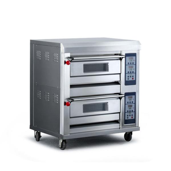 Quality Commercial  Two Deck 4 Tray Bakery Oven Stainless Steel Material for sale