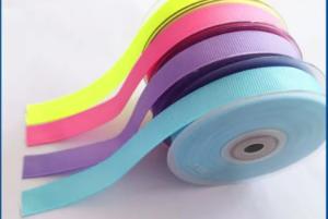 China Solid Polyester 22mm Custom Grosgrain Ribbon By The Yard on sale
