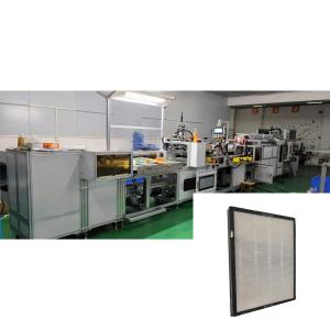 0.6Mpa Heat Recovery Ventilation System Filter Making Machine 86400 Pieces / 1 Month