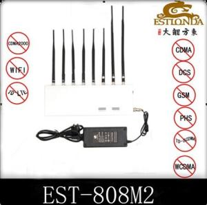 China Indoor 34dBm 8 Antennas Cell Phone Signal interrupter For School on sale