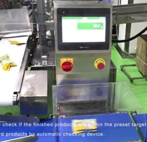 Buy cheap 120WPM 100 Bags/ Min High Speed Check Weigher With Pusher product