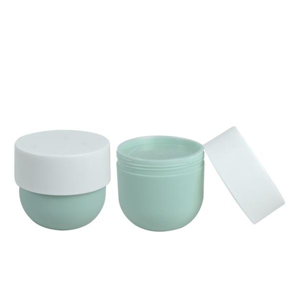 200ml 250ml 300ml Face Cream Cosmetic Jar Pp Plastic Bowl Shaped 91 X 81mm